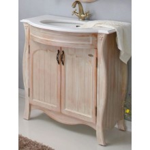 Тумба с раковиной персик 86 см Atoll Ривьера