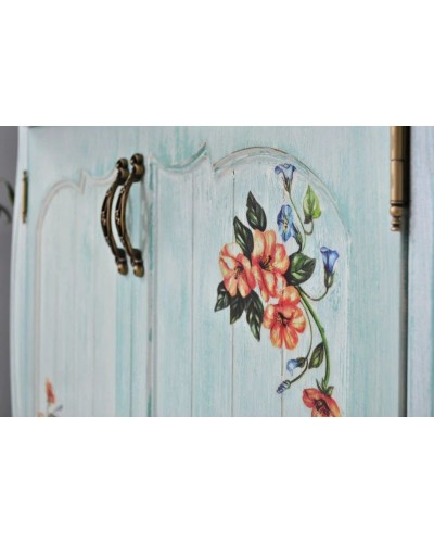 Тумба с раковиной голубой 86 см Atoll Ривьера