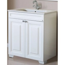 Тумба с раковиной белый глянец 78 см Atoll Мальта