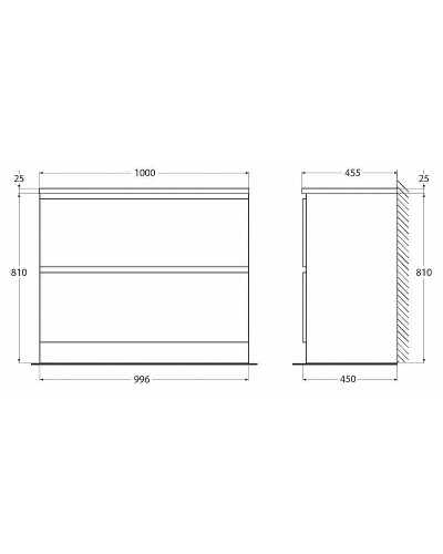 Тумба под раковину BelBagno Albano 100 ALBANO-1000-2C-PIA-RR Rovere Rustico