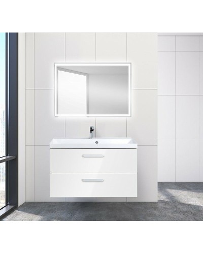 Тумба под раковину BelBagno Aurora 90 AURORA-900-2C-SO-BL подвесная Bianco Lucido