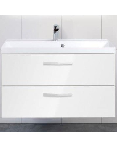 Тумба под раковину BelBagno Aurora 90 AURORA-900-2C-SO-BL подвесная Bianco Lucido