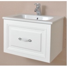 Тумба с раковиной белый матовый 60,5 см Atoll Валери