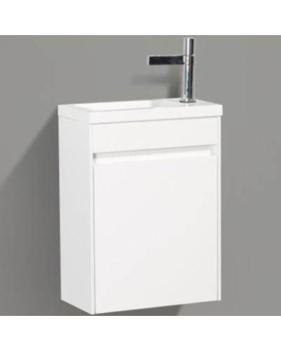 Тумба под раковину BelBagno Pietra Mini 46 R PIETRA MINI-460-1A-SO-BL-R подвесная Bianco Lucido
