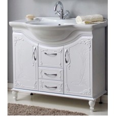 Тумба с раковиной белый глянец 96,5 см Atoll Барселона