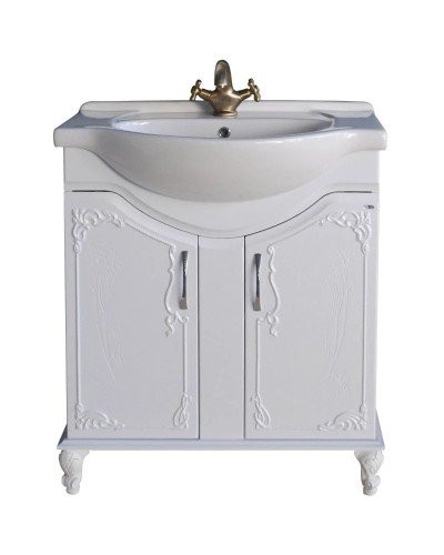 Тумба с раковиной белый глянец 77,5 см Atoll Барселона