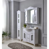 Тумба с раковиной белый глянец 96 см Atoll Мастер и Маргарита