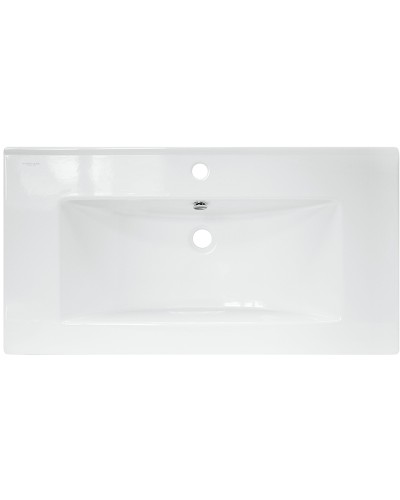 Тумба с раковиной Comforty Франкфурт 90 00-00007342 подвесная Бетон светлый