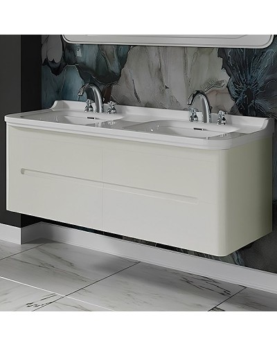 Тумба под раковину Kerasan Waldorf 144 925430 подвесная Bi vaniglia matt