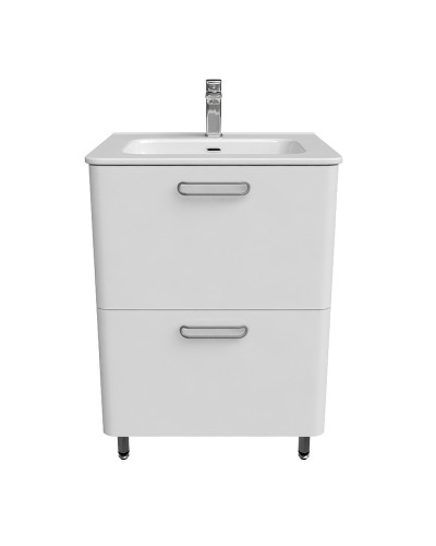 Тумба с раковиной Iddis Brick 60 BRI60WFi95K Белая