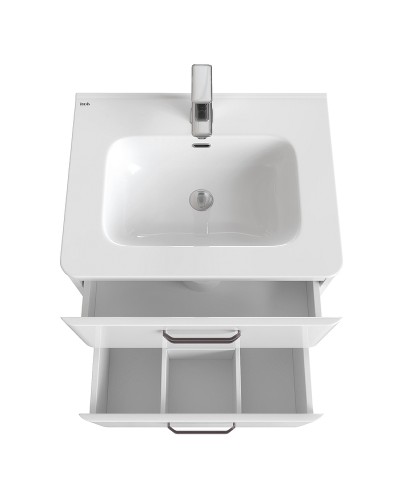 Тумба с раковиной Iddis Brick 60 BRI60WFi95K Белая