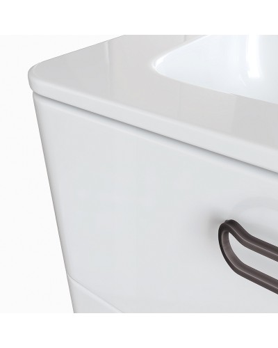 Тумба с раковиной Iddis Brick 60 BRI60WFi95K Белая