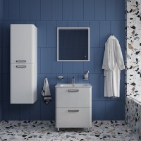 Тумба с раковиной Iddis Brick 60 BRI60WFi95K Белая