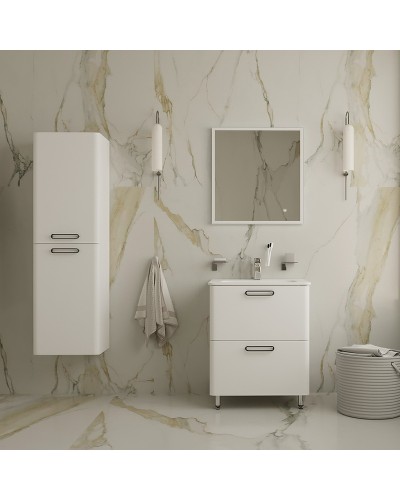 Тумба с раковиной Iddis Brick 60 BRI60WFi95K Белая