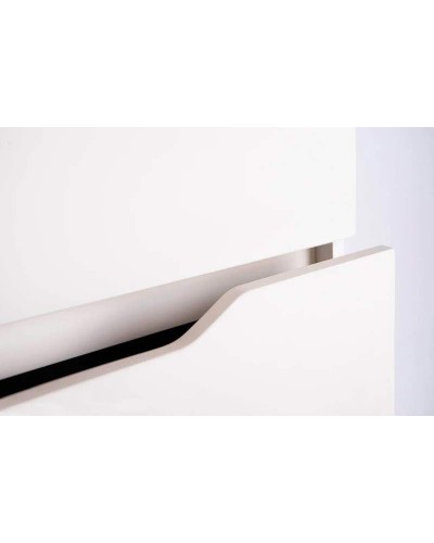 Тумба с раковиной Orange Line 100 Li-100Tua+Ra подвесная Айвори матовый