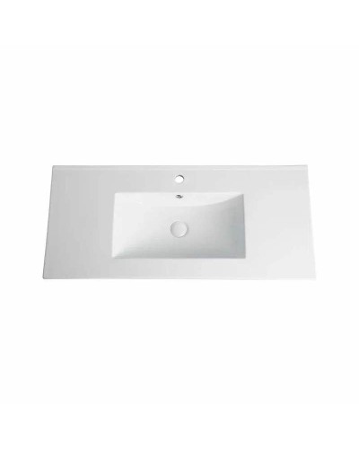 Тумба с раковиной Orange Line 100 Li-100TuL+Ra подвесная Латте матовый