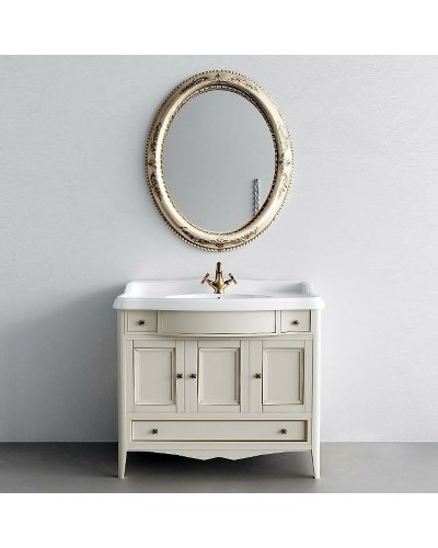 Тумба с раковиной TW Veronica Nuovo 105 VER6105-V+AR874bix1 Vintage