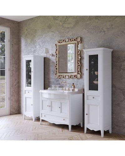 Тумба с раковиной TW Veronica Nuovo 105 VER4105-B+AR874bix1 Bianco