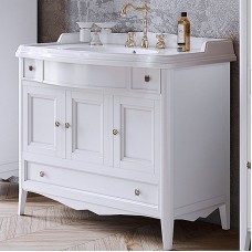 Тумба с раковиной TW Veronica Nuovo 105 VER6105-B+AR874bix1 Bianco