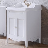 Тумба с раковиной TW Veronica Nuovo 68 VER2068-B+AR824bix1 Bianco