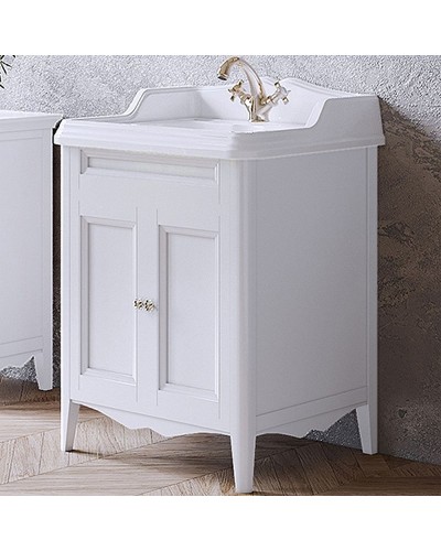 Тумба с раковиной TW Veronica Nuovo 68 VER2068-B+AR824bix1 Bianco