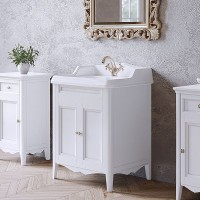 Тумба с раковиной TW Veronica Nuovo 68 VER2068-B+AR824bix1 Bianco