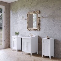 Тумба с раковиной TW Veronica Nuovo 68 VER2068-B+AR824bix1 Bianco