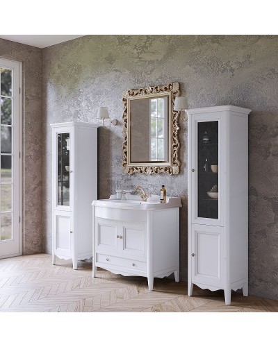 Тумба с раковиной TW Veronica Nuovo 90 VER3090-B+AR864bix1 Bianco