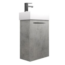 Тумба под раковину Creto Pollino 37 15-1418-1419B подвесная Beton