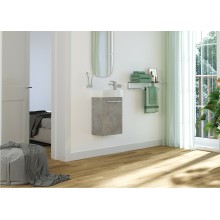 Тумба под раковину Creto Pollino 37 15-1418-1419B подвесная Beton