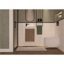 Тумба под раковину Creto Pollino 37 15-1418-1419TR подвесная Truffle