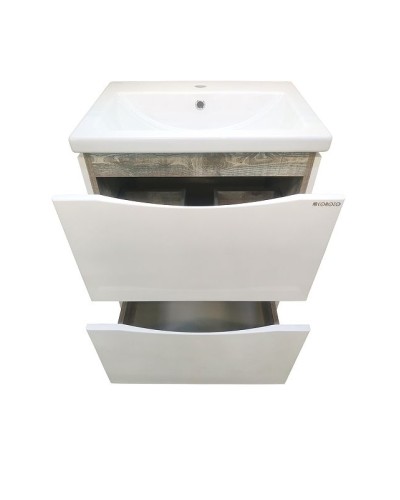 Тумба под раковину Corozo Бостон 60 SD-00000801 Белая Антик