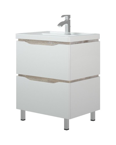 Тумба под раковину Corozo Бостон 60 SD-00000801 Белая Антик