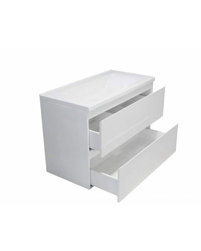 Тумба с раковиной Эстет Bali 100 ФР-00002083 подвесная Белая