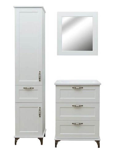 Тумба с раковиной Эстет Bali Classic 80 ФР-00002233 Белая