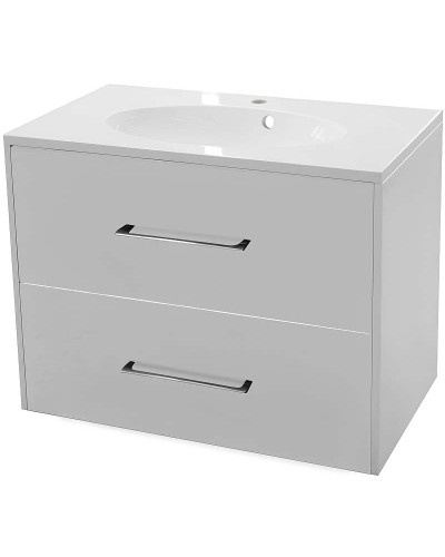 Тумба с раковиной Эстет Vegas 60 ФР-00003492 подвесная Белая