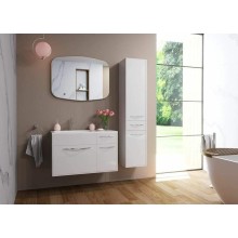 Тумба с раковиной Эстет Barcelona 90 L ФР-00003593 подвесная Белая