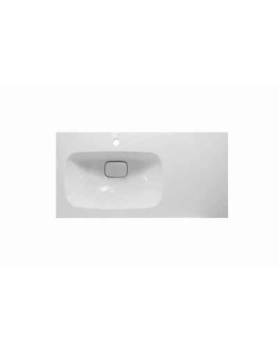 Тумба с раковиной Эстет Barcelona 90 L ФР-00003593 подвесная Белая