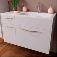 Тумба с раковиной Эстет Barcelona 90 R ФР-00003594 подвесная Белая