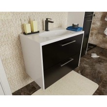 Тумба с раковиной Эстет Vegas 80 ФР-00003491 подвесная Белая