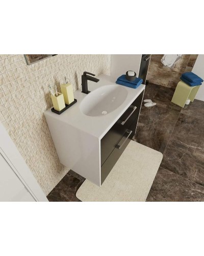 Тумба с раковиной Эстет Vegas 80 ФР-00003491 подвесная Белая