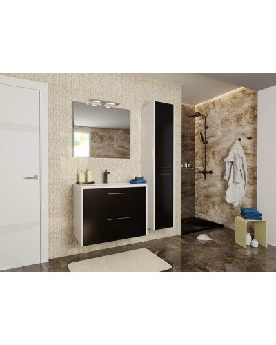 Тумба с раковиной Эстет Vegas 80 ФР-00003491 подвесная Белая