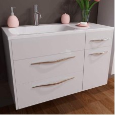 Тумба с раковиной Эстет Barcelona 90 L ФР-00003595 подвесная Белая