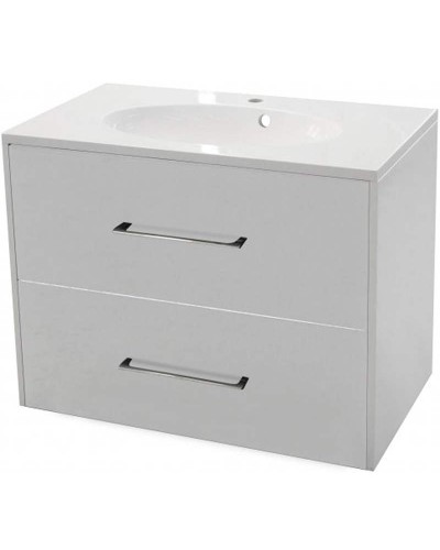 Тумба с раковиной Эстет Vegas 90 ФР-00003490 подвесная Белая