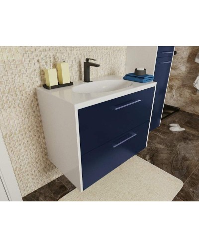 Тумба с раковиной Эстет Vegas 90 ФР-00003490 подвесная Белая