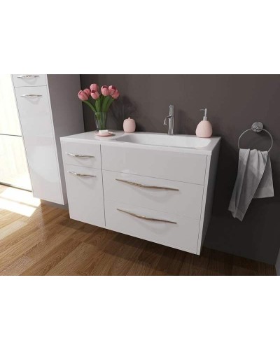 Тумба с раковиной Эстет Barcelona 90 R ФР-00003596 подвесная Белая