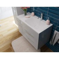 Тумба с раковиной Эстет Barcelona 90 R ФР-00003596 подвесная Белая