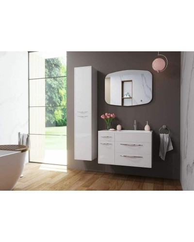 Тумба с раковиной Эстет Barcelona 90 R ФР-00003596 подвесная Белая