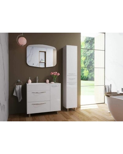 Тумба с раковиной Эстет Barcelona 90 L ФР-00003597 Белая