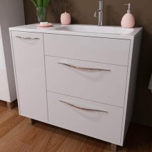 Тумба с раковиной Эстет Barcelona 90 R ФР-00003598 Белая